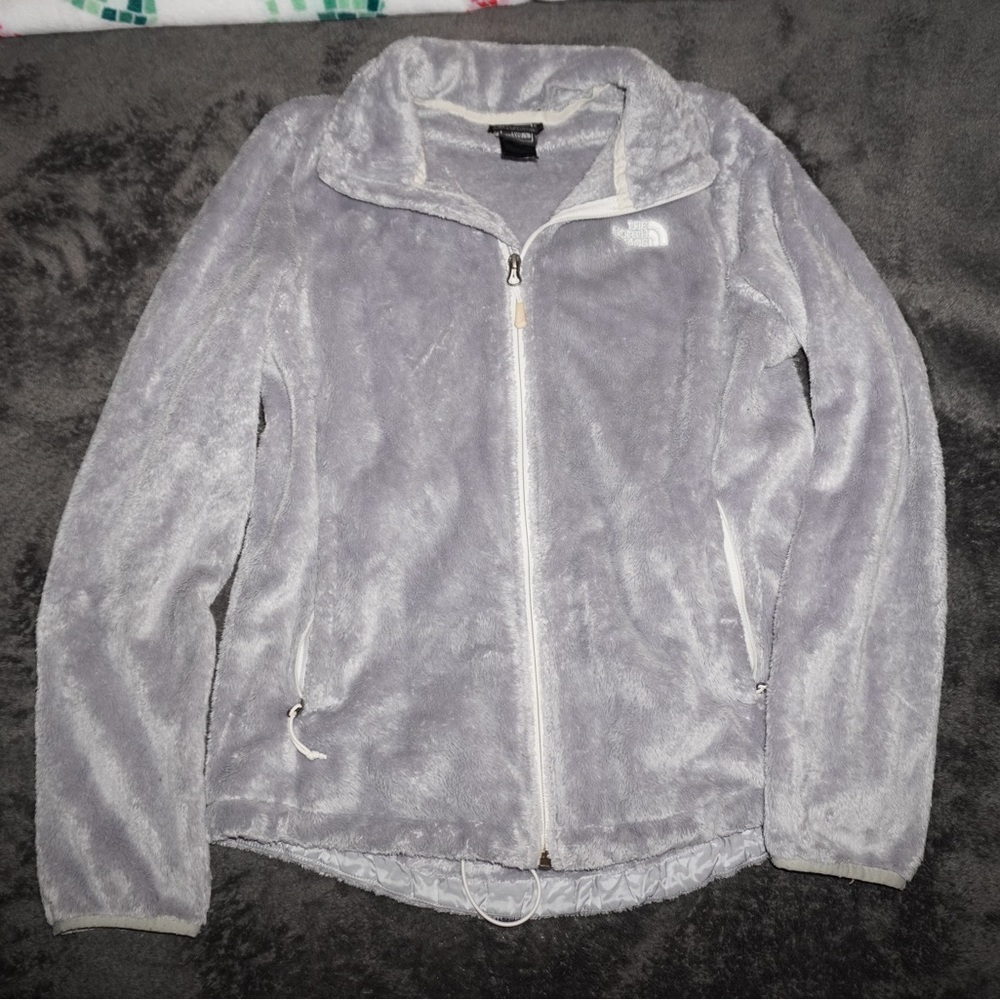 The North Face Women's Light Gray Teddy Jacket